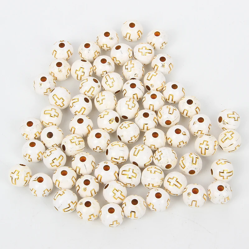 Бусины акриловые смешанные для самостоятельного изготовления ювелирных изделий