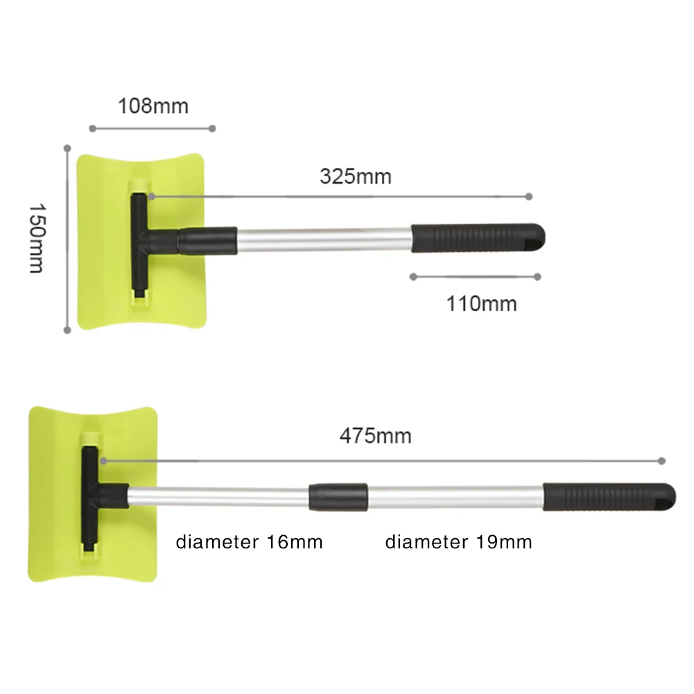 

Telescopic Aluminum Alloy Snow Shovel For Outdoor Winter Vehicles Portable Car Window Glass Deicing Shovel Tool