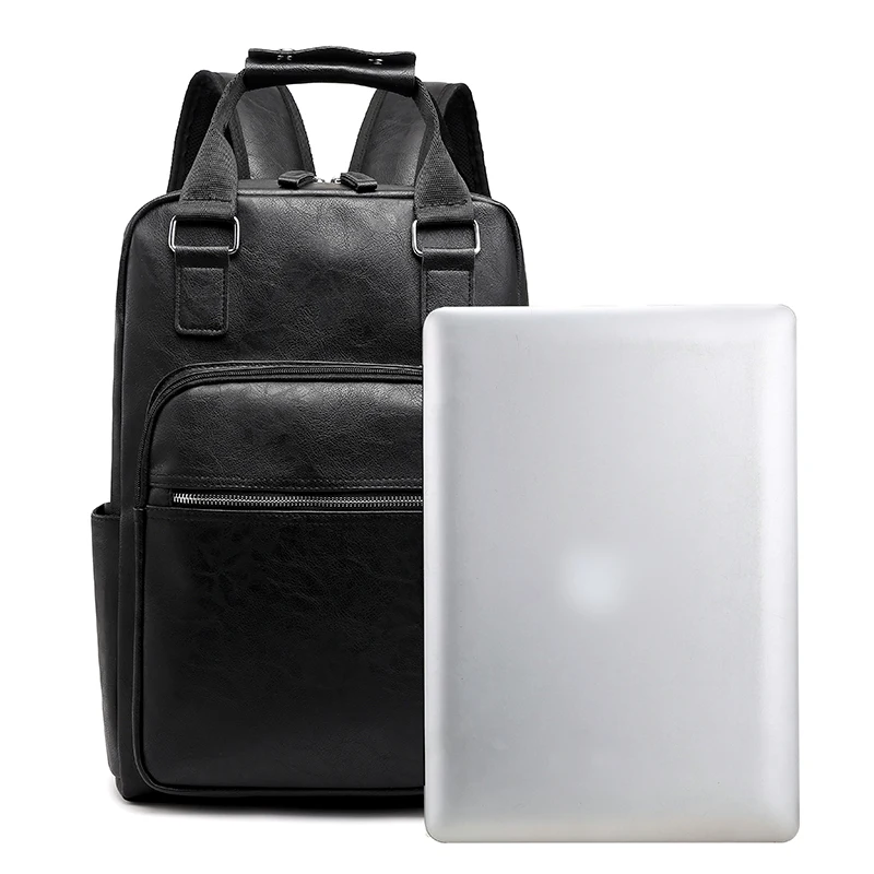 Рюкзак мужской для ноутбука модный винтажный дорожный ранец на плечо подростков