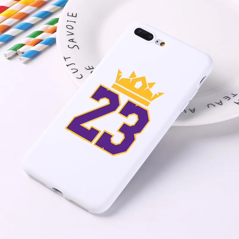 LeBron king James 23 Лос-Анжелес мягкий чехол для телефона из ТПУ чехол для iPhone11 pro 5 5S se 6 6s X Xs XR MAX 7 8 plus - Цвет: W-2292