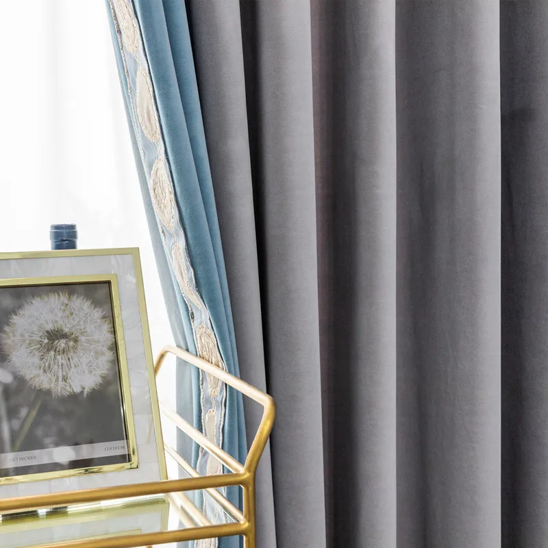 Занавеска s для гостиной фланелевая занавеска плотная шторка в спальню из