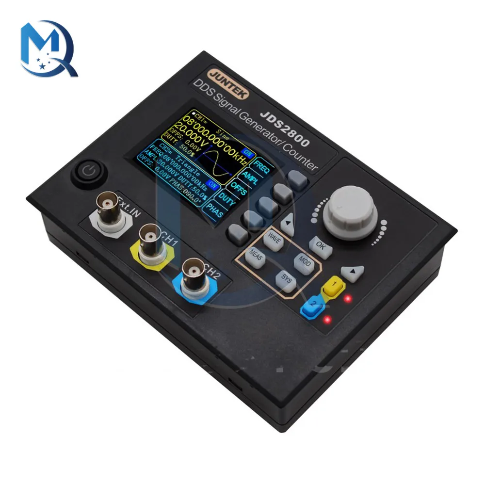 JDS2800-40MHz произвольный генератор сигналов полный ЧПУ двухканальный DDS с TFT-дисплеем