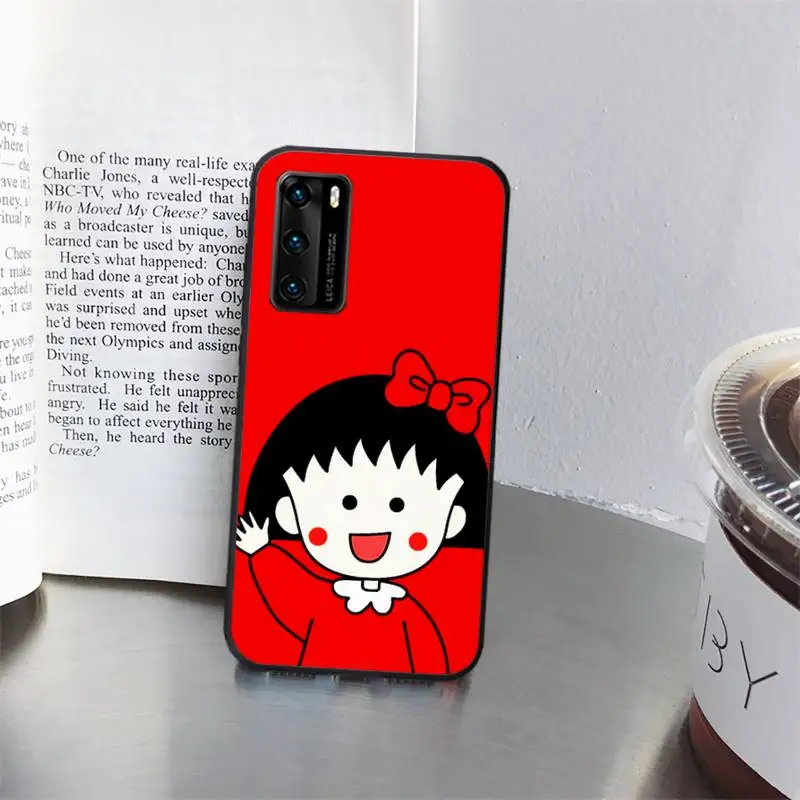 

Chibi Maruko-chan Japanese anime Phone Cases for huawei P40 pro lite P8 P9 P10 P20 P30 psmart 2019 2017 2018