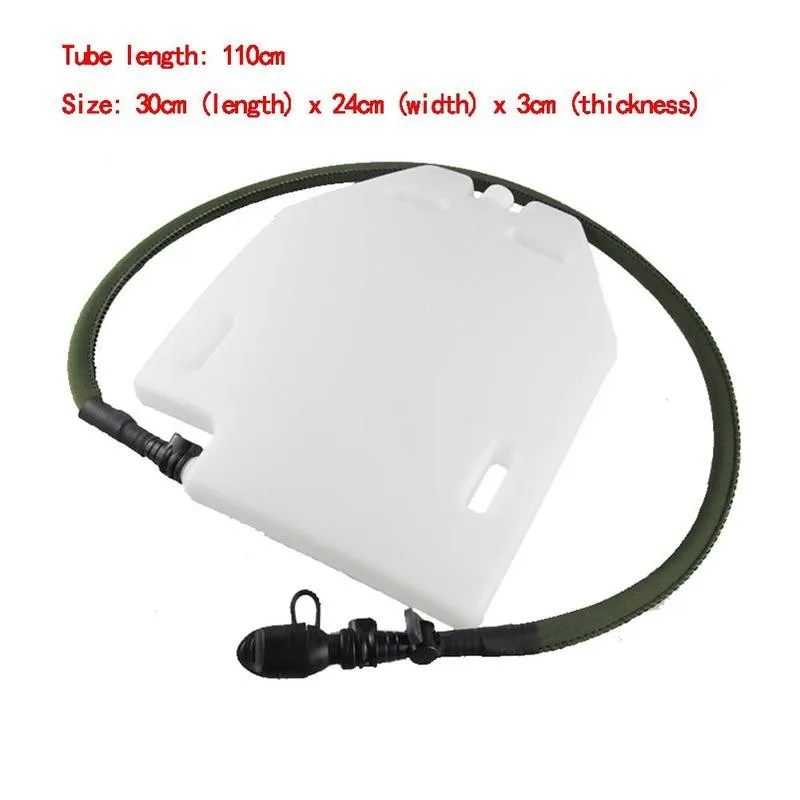 

1.5L Plate Cut Hydrogen Storage Hydration Water For Molle Assault JPC Plate CPC Tactical AVS Panel Combat Vest R7N4