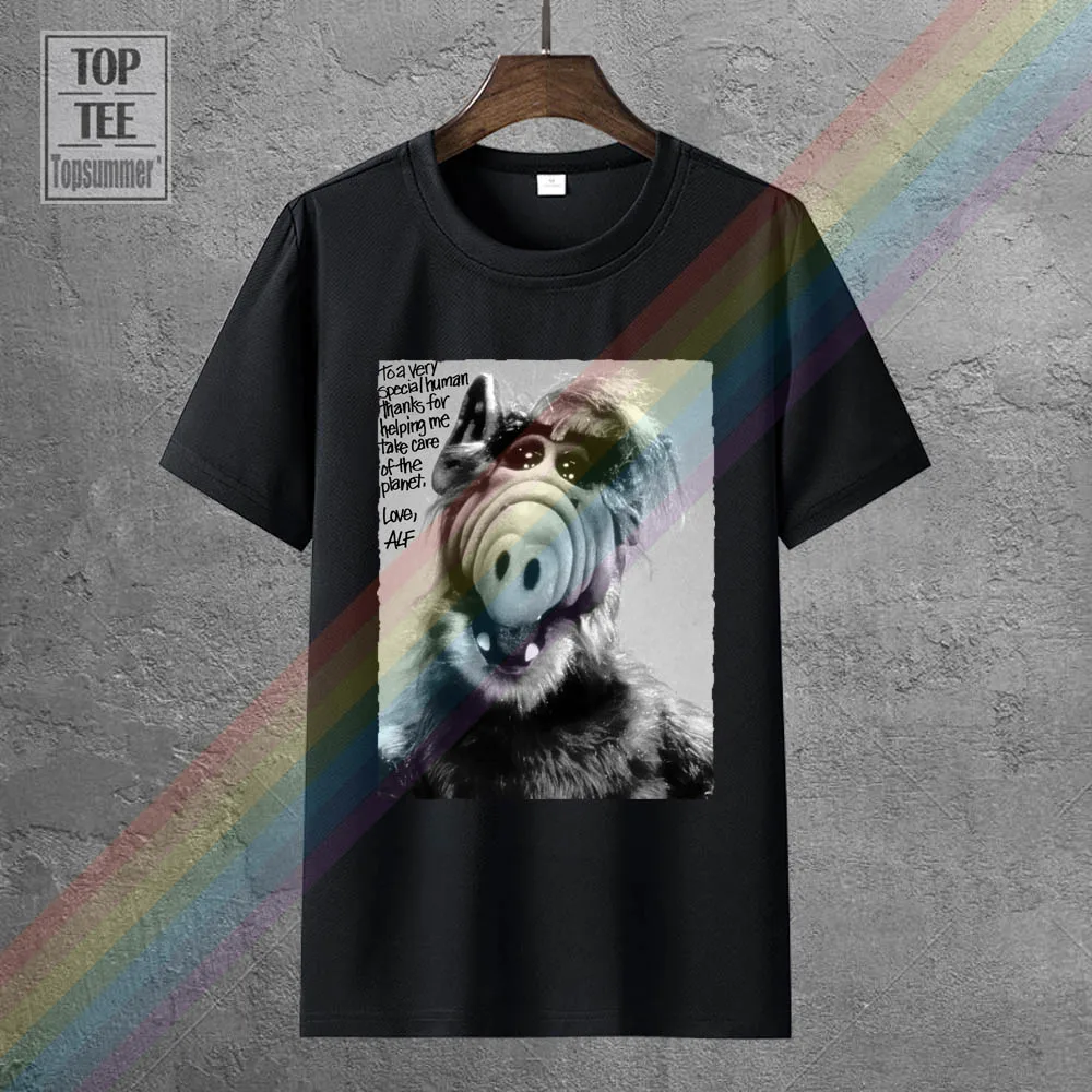 

Alf V9 Tv Show Poster 1986 T Shirt (White) All Sizes S 3Xl High Quality Casual Printing Tee O Neck Hipster Print Round Neck Man