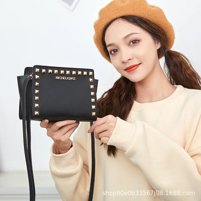 

Brand Women's Bag Leather Designer Cross-body Bag Small Handbag Handbag Handbag New Solid Women's Flip Bag 2021XBS07-XBS10