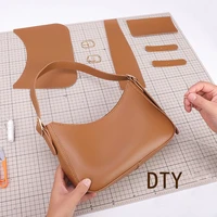 diy metal chain pu material bag set for arm bag handbag sewing 0048