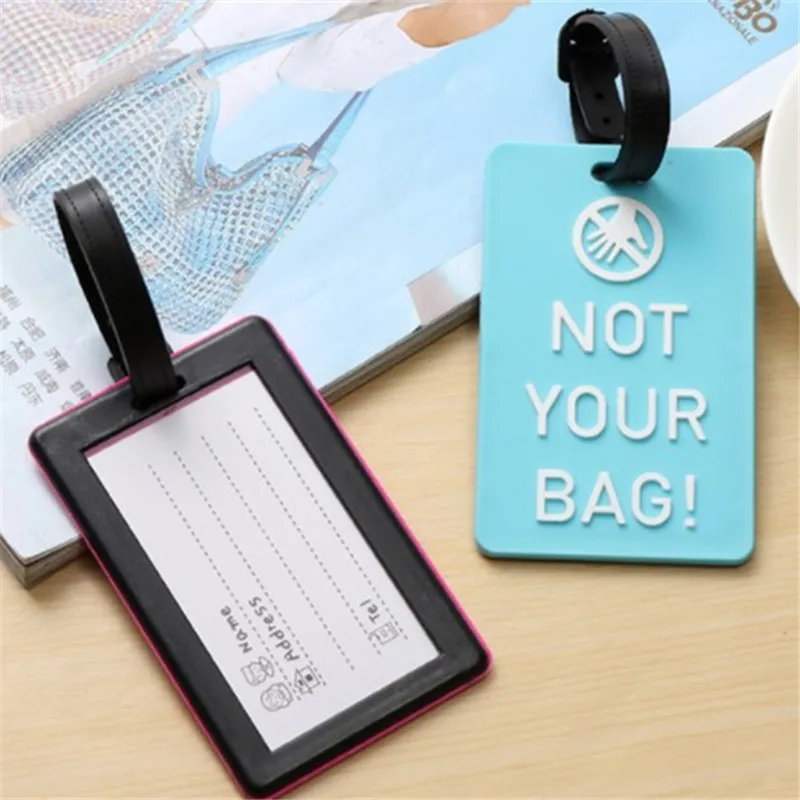 Новинка багажные бирки идентификационный номер держатель для адреса Защита
