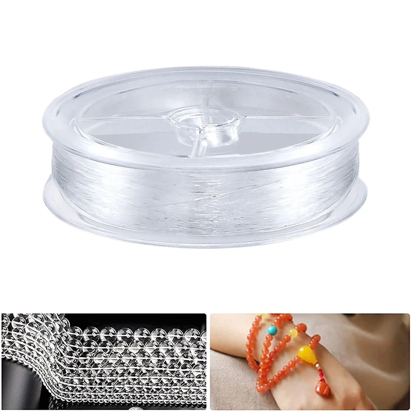 

1 roll of 0.5mm transparent elastic rope DIY jewelry making accessories