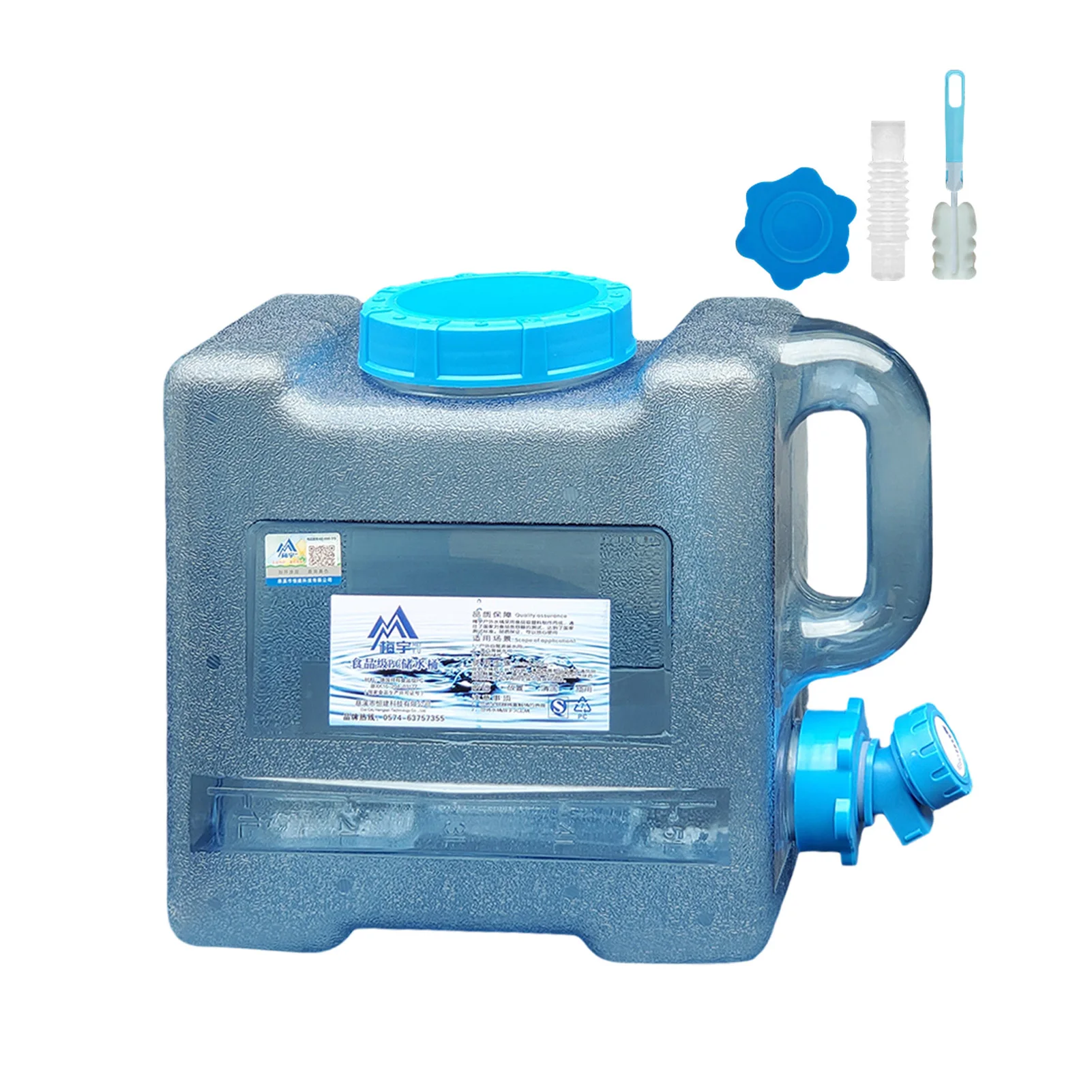 

6/8/13/18L Portable Water Container With Faucet Car Driving Water Bucket PC Thickened Camping Water Tank For Camping Car Travel