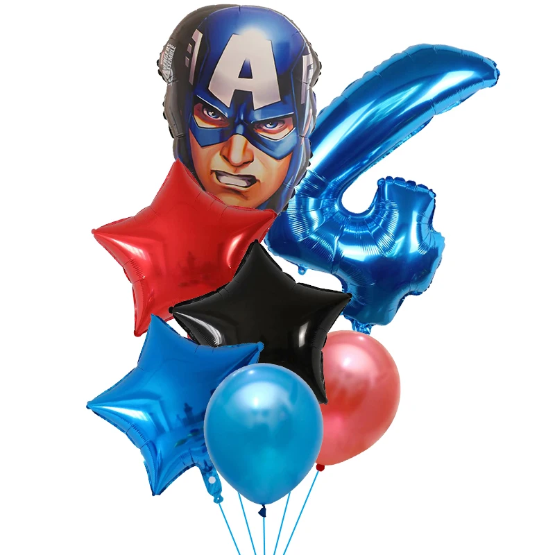 Воздушные шары из фольги мстители 30 дюймов 7 шт. | Дом и сад