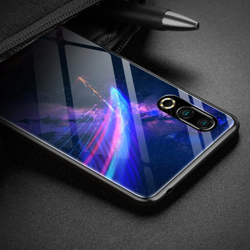 Чехол для Meizu 16s Pro M973Q чехол 16sPro из закаленного стекла Жесткий Meizu16s стеклянный |