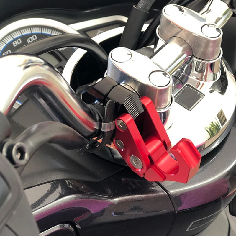 Крючок на руль мотоцикла из алюминиевого сплава 22 мм Удобный крючок для Honda Yamaha