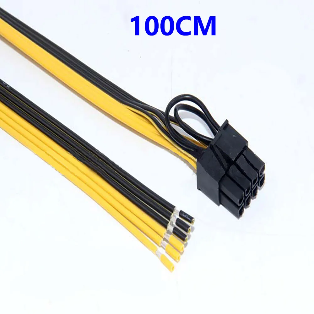 

5 шт./упаковка, видеокарта PCI-E, 100 см, 18AWG, 6 + 2 контакта