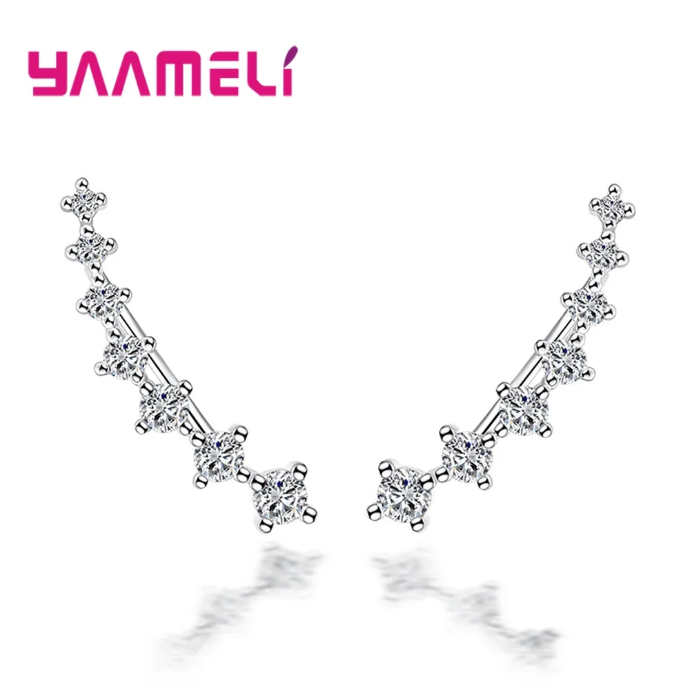 

Cool Earring 925 Sterling Silver Fine Jewelry for Women Femme Dazzling Star Milky Way Lovely Jewellery Best Birthday Friend Gift