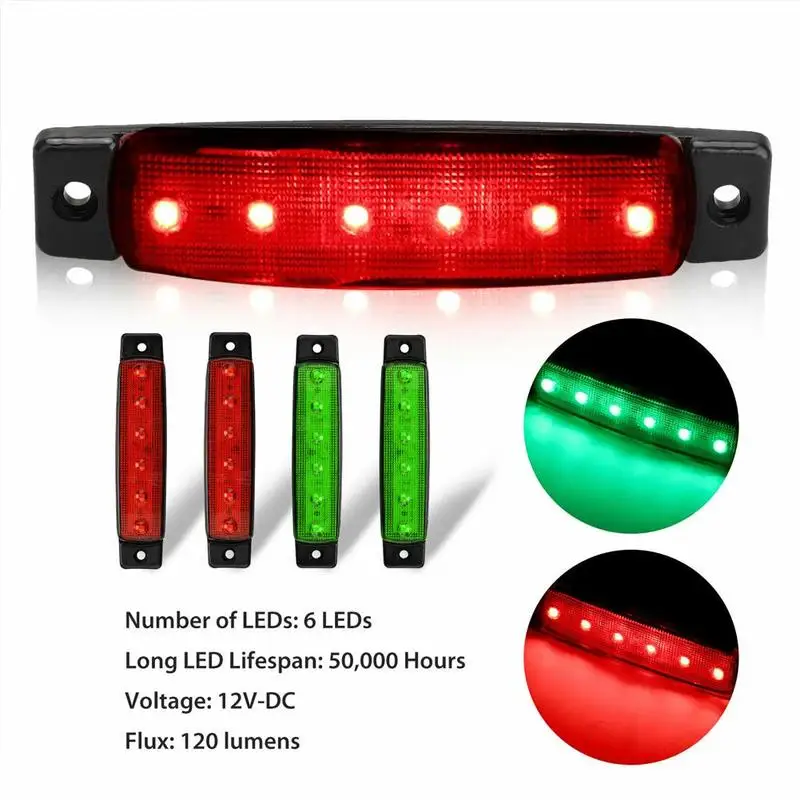 Светодиодные ленты водонепроницаемые навигационные огни для лодки грузовика