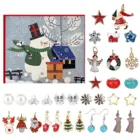 Календарь с приемом, календарь с обратным отсчетом на Рождество, Подарочная коробка с сюрпризами, Рождественский тематический набор сделай сам, набор ювелирных изделий, подарочный набор