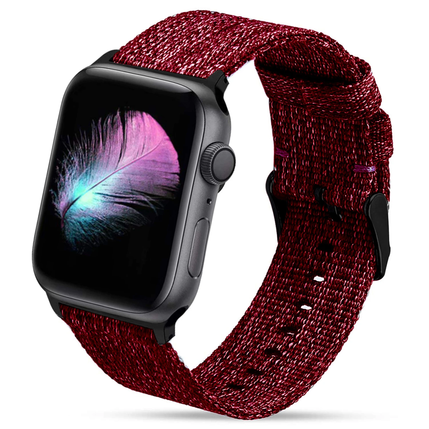 Ремешок нейлоновый для Apple Watch Series 3/2/1 38 мм 42 сменный спортивный браслет iwatch series 6 5 4