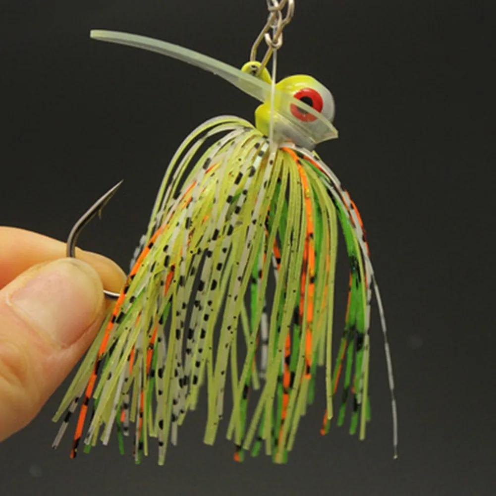 

14g Silicone Bass Jig Skirts Buzzbait Bait Wobbler Rubber Skirt For Pike Walleye Fishing Lures Pesca Artificial Bait Tackle