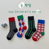 4 pairs cotton kids socks warm winter socks for baby girls cute cartoon newborn toddler socks casual sport boys socks 1 8yrs