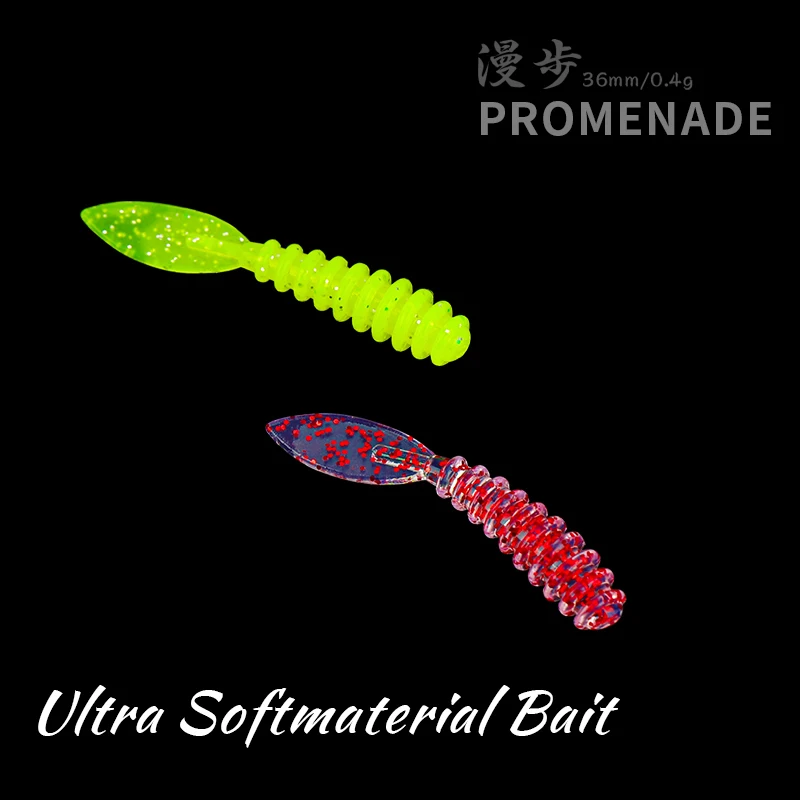 Ajing Rock fish Soft Fishing Lure 10pcs/bag  36mm 0.4g UV Soft Lures Rockfishing Worm Swimbaits Jig Lure