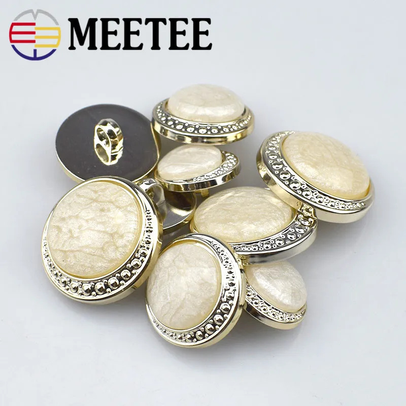 20/40 шт. экологически чистые пуговицы из жемчуга и смолы Модный женский мужской