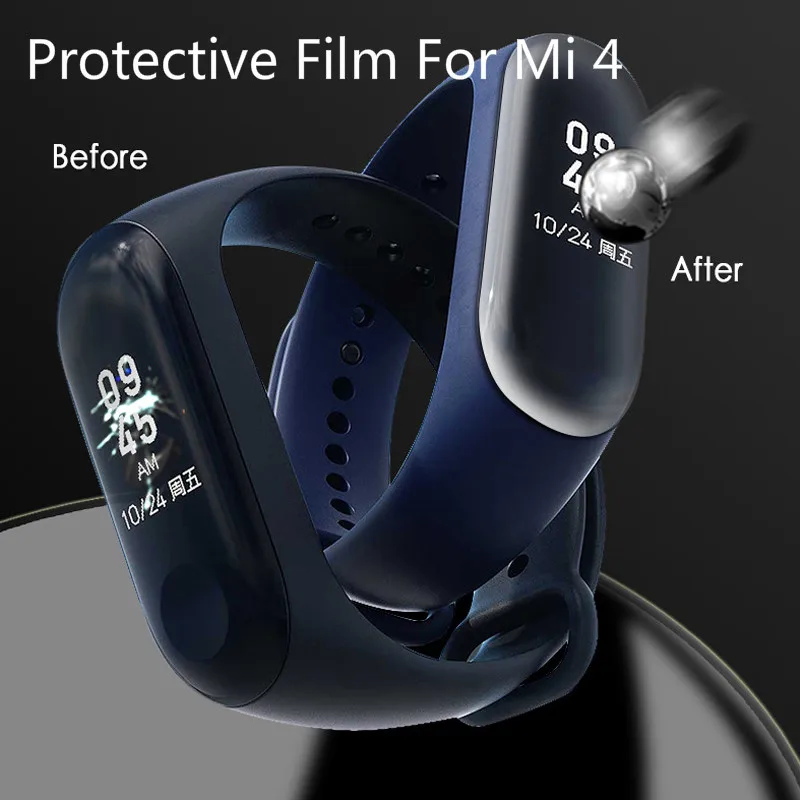 Защитная пленка для экрана Xiaomi Mi Band 4 5 шт.|Смарт-аксессуары| |
