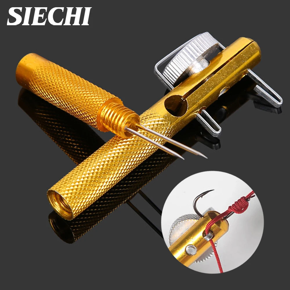 Полностью металлический рыболовный крючок инструмент для завязывания и