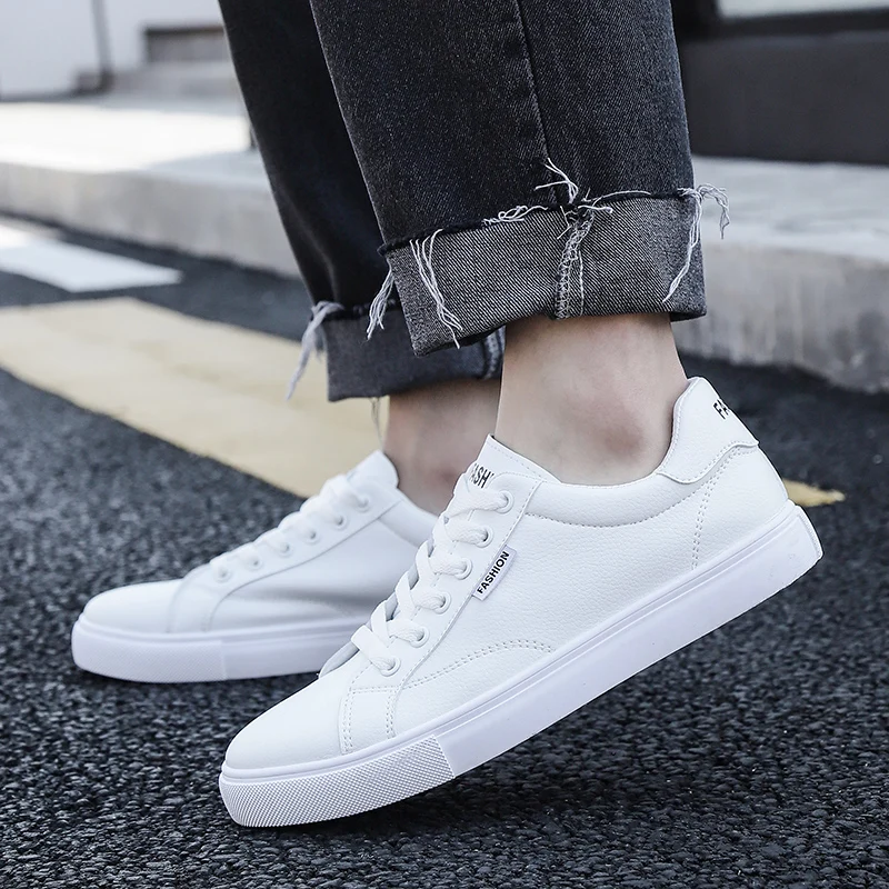 Лидер продаж весенняя женская обувь белые кроссовки дышащая мужская на плоской