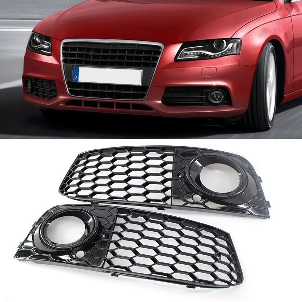 Car Front Fog Light Cover Trim Auto Accessories For Audi A4 B8 2008-2012