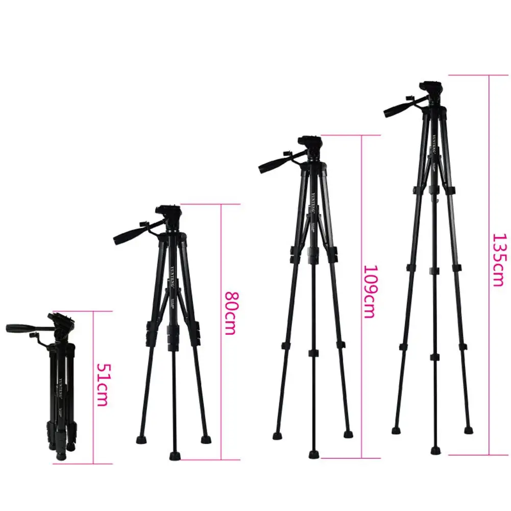 

Portable Photographic Tripod Bracket Camera Head Tripod Holder for Phone Camera One Gear 80cm 2 109cm Three 135cm Four 150cm