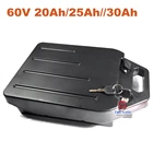 Водонепроницаемый литий-ионный аккумулятор 60 в 30 Ач 60 в 20 Ач 25 Ач для 2000 Вт двухколесного складного скутера citycoco X7 X8 X9 + зарядное устройство 3 А