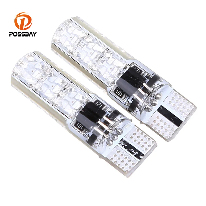 2 шт. светодиодные лампы с цоколем RGB 12 В T10 | Автомобили и мотоциклы