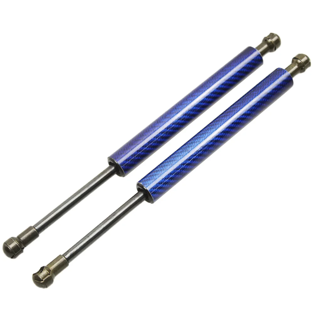 blue carbon fiber Для 2000-2010 Lexus SC430 w/Spolier конвертируемый багажник загрузки углеродное волокно газовые Пружинные стойки демпфер подъем поддержка 14,76 дюймов - Цвет: blue carbon fiber