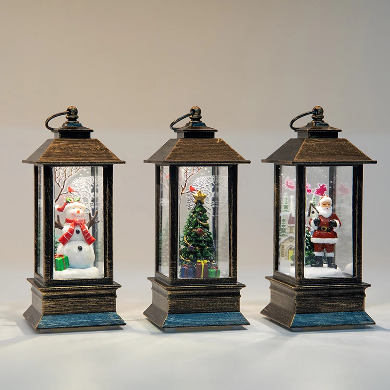 

Santa Claus Snowman Lantern Light Merry Christmas Decorations For Home Christmas Tree Ornaments Xmas Gifts New Year Decor