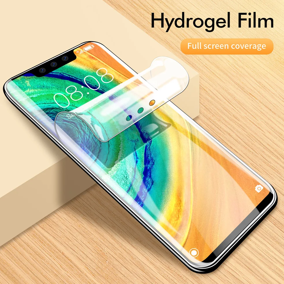 3 шт. Гидрогелевая Защитная пленка для экрана Huawei P20 P30 P40 Pro Mate 30|Защитные стёкла и
