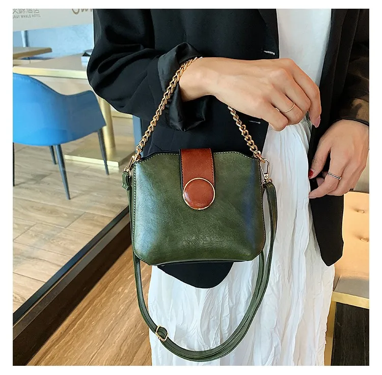 Уличный клатч RUWB для девочек милый Дамский кошелек с цепочками в стиле ретро