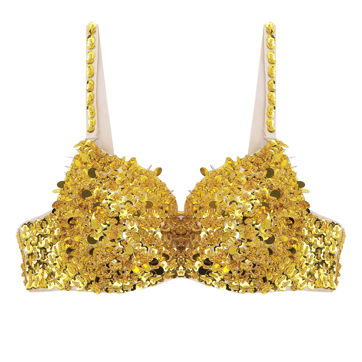 Женский однотонный Блестящий бюстгальтер с бисером мягкий экзотические топы