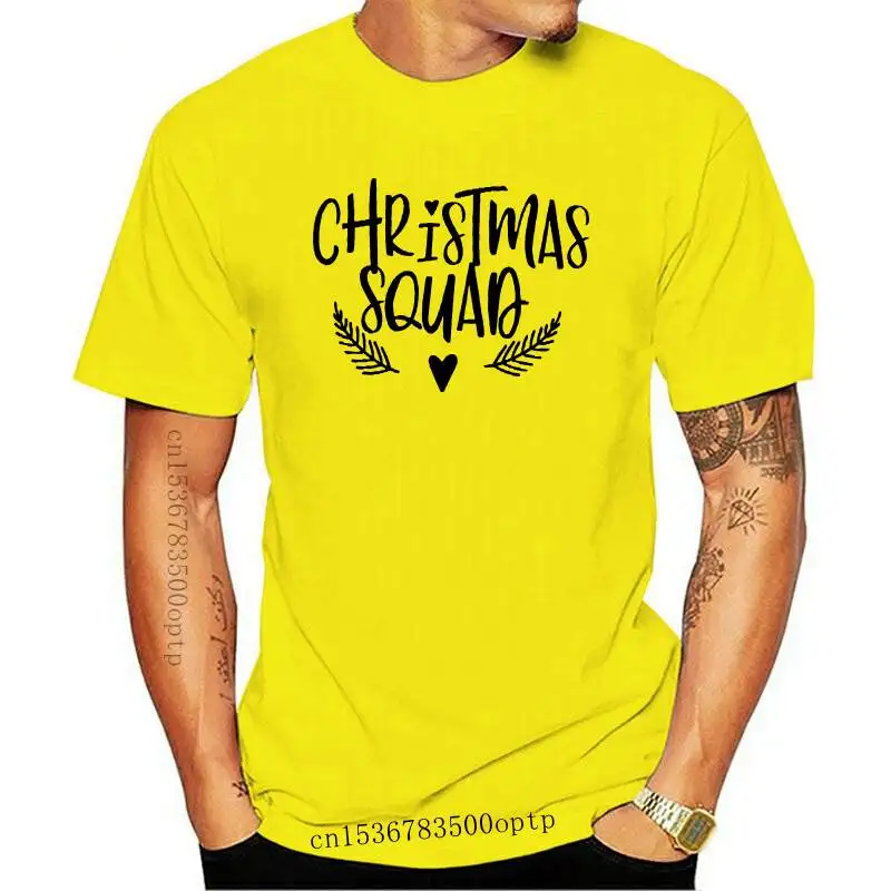 

Christmas Squad Shirt funny graphic gift T-Shirt for Women Family Christmas Tee Group cotton casual grunge aesthetic party tops