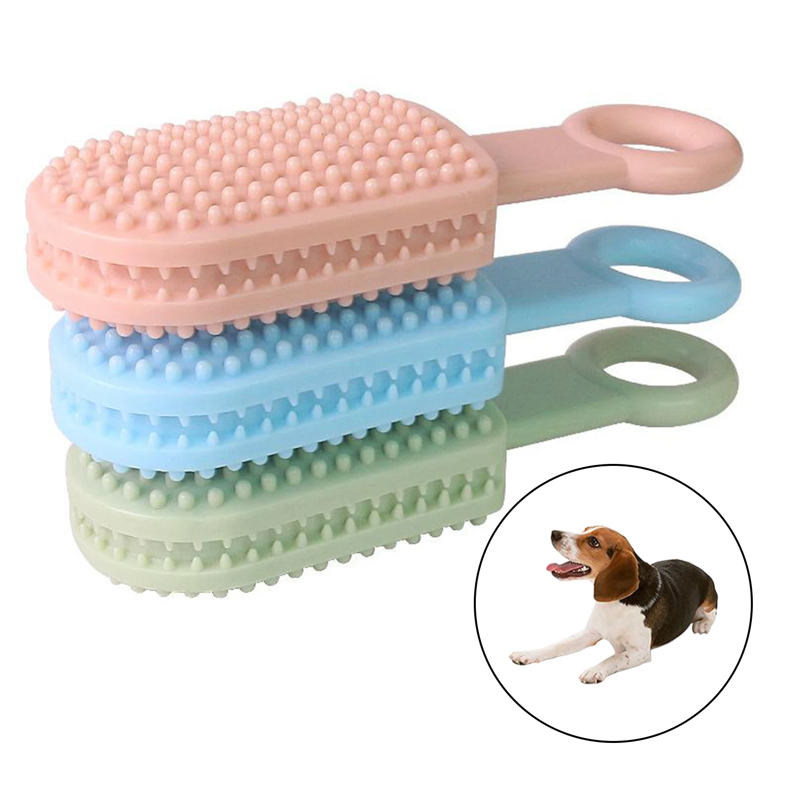 

Pet Dog Toothbrush Teeth Cleaning Care for Small Medium Large Cat Dog