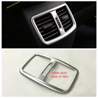 rear armrest box air conditioning ac outlet vent cover trim fit for hyundai tucson 2016 2017 2018 abs matte interior refit kit