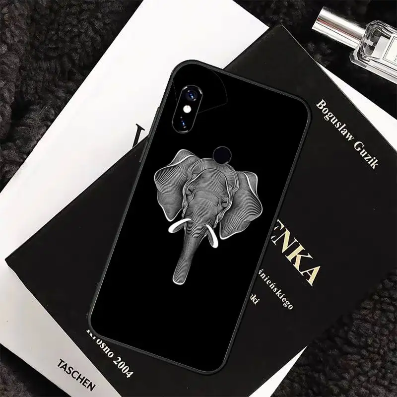 

Animal line Art Phone Case For Xiaomi Mi A1 A2 5 6 6PLUS 8 9 SE Lite MIX 2 2S MAX 2 3 Pocophone F1