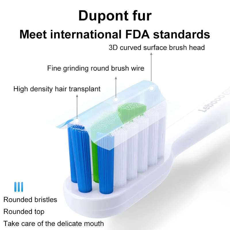 

38000 times Smart Electric Toothbrush App Control Waterproof Rechargeable Adults Whitening Travel Teethbrush