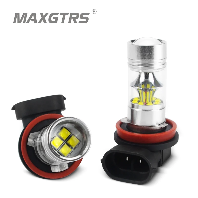 

2x H7 9006 HB4 9005 HB3 H8 H11 Car LED Lights 100W Lamps CREE Chip XBD DRL Daytime Running Lights Automobiles Fog Light Bulb