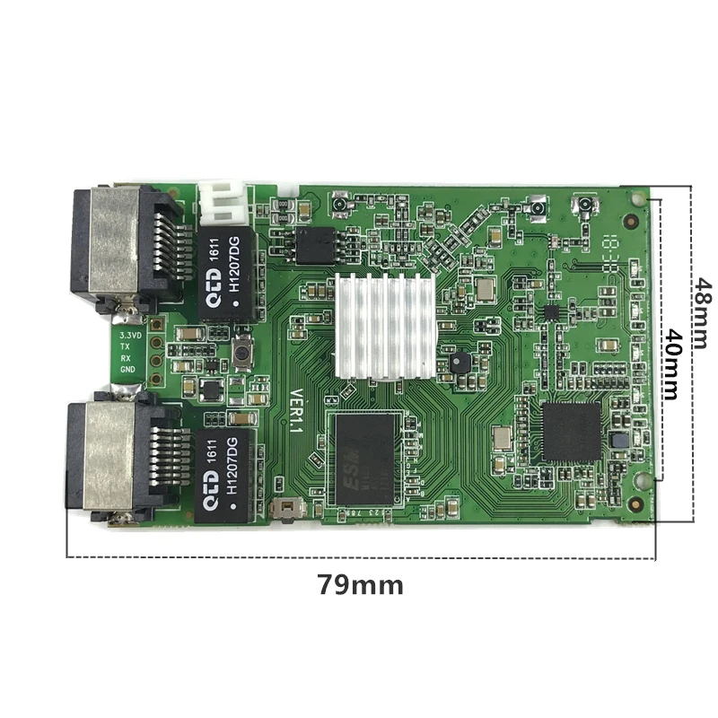 802.11b/g/n/ac Wireless Wifi Repeater 750 Mbps Mini Repetidor Signal Amplifier EU/US 2.4G+5.8G Extender 2*5dBi Antenna | Компьютеры и