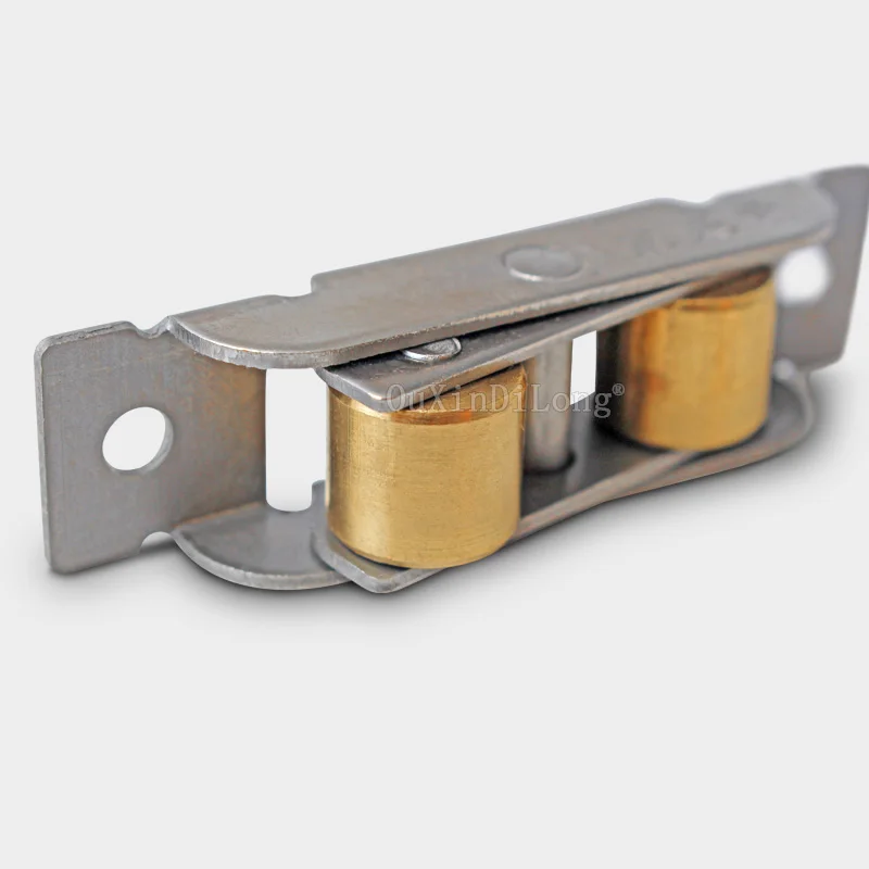 4 шт. пластиковые стальные двери окна бесшумные Медные Плоские колеса раздвижные