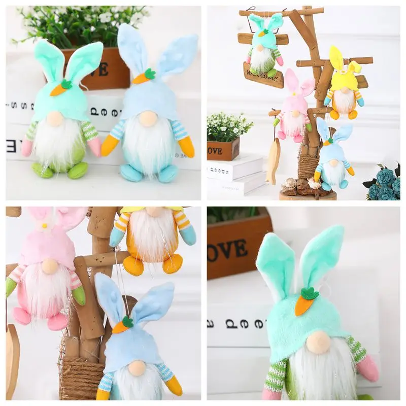 

Easter Doll Easter Child Gifts Easter Bunny Decor For Home Decorations DIY Happy Easter Party Decor