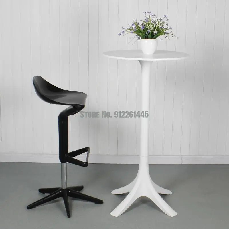 Скандинавский барный стул ложка креативный вращающийся простой для переднего