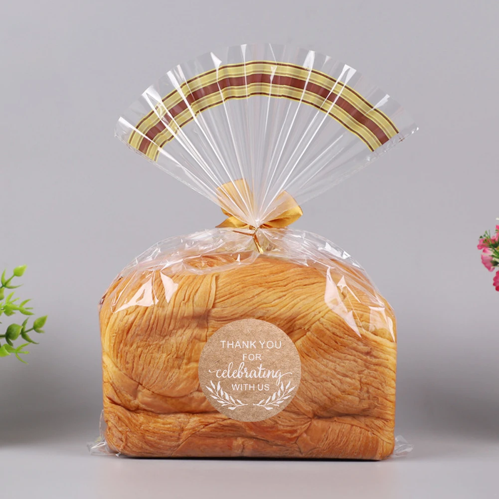 500 шт. ярлыки с надписью Thank You стикеры из натуральной крафт бумаги ручной работы