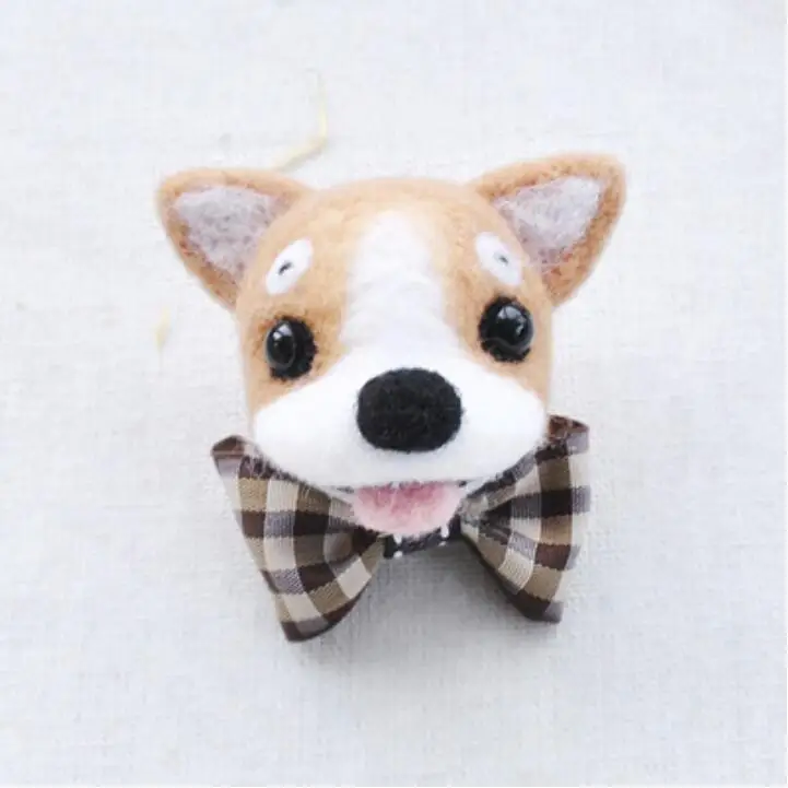 Чау Собака Тедди собака кецзи Хаски шерстяной набор для рукоделия войлок игла